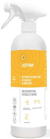 ASEPTIWAY NETTOYANT DESINFECTANT SURFACES ALIM 750ml x 6