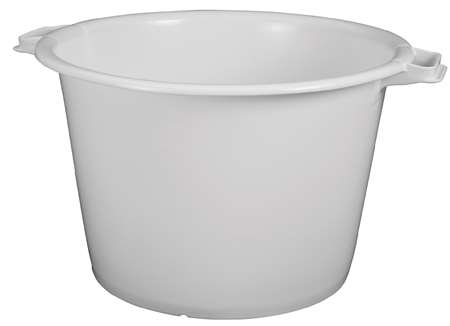 BAQUET ROND AGROALIMENTAIRE BLANC 55L