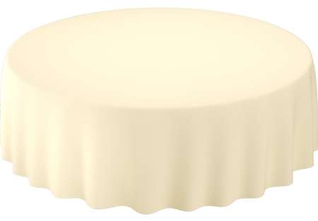 DUNI NAPPE EVOLIN RONDE D.240cm CREME FSC x 10