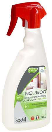 NSJ600 NETTOYANT SANITAIRE JOURNALIER ECOLABEL 750ml x 6