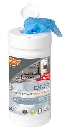 DRF LINGETTES DESINFECTANT SANS RINCAGE AGRO BOITE DE 200