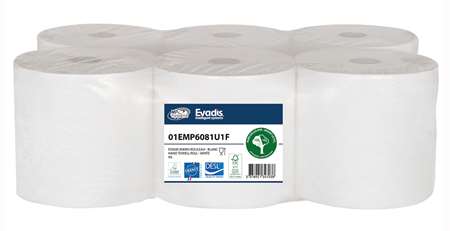 EMR PURE OUATE EVADIS 2F L18.1cm BLANC ECO EU 250m x 6rlx