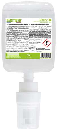 SANITIZER SAVON MOUSSE DESINFECTANT ANTIBAC CARTOUCHE 1L x 6