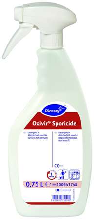 OXIVIR SPORICIDE CE DETERGENT DESINFECTANT 750ml x 6