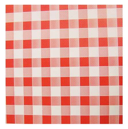 NAPPE ROULEAU GAUFRE 1.20m x 25m VICHY ROUGE x 9rlx