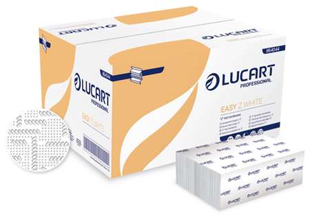 EMP en Z GAUFRE 24x20cm BLANC 2F 'EASY Z WHITE' 200cp x 15pq