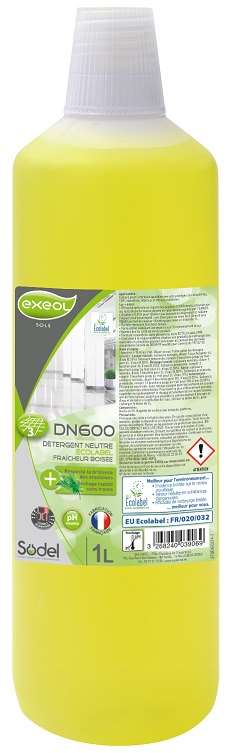 DN600 DETERGENT NEUTRE SOLS FRAICHEUR BOISEE ECO EU 1L x 12