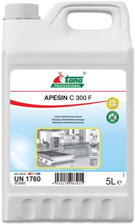 APESIN C300 F NETTOYANT DEGRAISSANT DESINFECTANT 5L