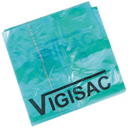 SAC POUBELLE 'VIGISAC' 110L NF BD 38µ TRANSLUCIDE VERT x 250