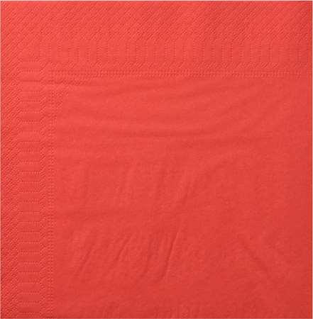 SERVIETTE 20x20 VIVE OUATE 2F ROUGE ECO EU x 1800