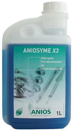 ANIOSYME X3 DETERGENT PRE-DESINFECTANT INSTRUMENTS 1L x 12