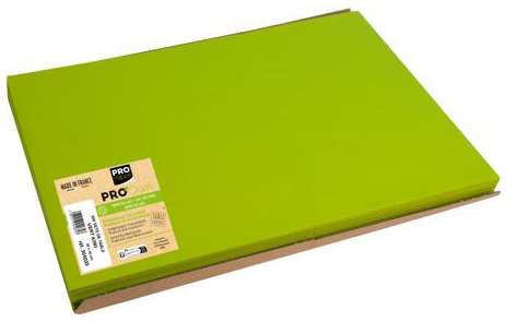 SET DE TABLE PAPIER GAUFRE 30x40cm PASTEL KIWI PEFC x 500