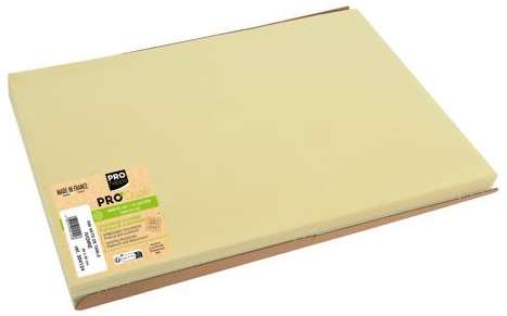 SET DE TABLE PAPIER GAUFRE 30x40cm PASTEL IVOIRE PEFC x 500