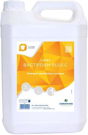 LUFRA BACTIFOAM PLUS C DETERGENT DESINFECTANT PUISSANT 5L