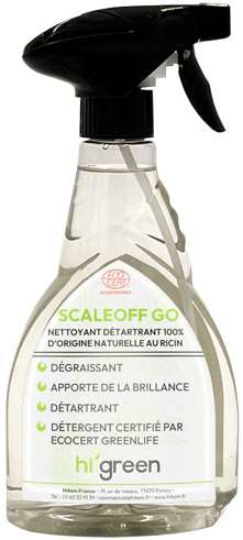 SCALEOFF GO NETTOYANT DETARTRANT SANS PARF ECOCERT 500ml x6