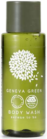 GEL DOUCHE 'GENEVA GREEN' flacon 30ml x 300