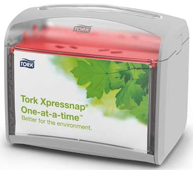 TORK DISTRIBUTEUR SERVIETTE Xpressnap Snack 'N4' TABLE GRIS