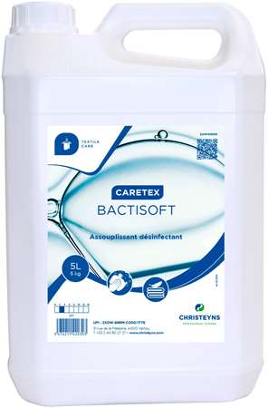 CARETEX BACTISOFT ASSOUPLISSANT DESINFECTANT 5L