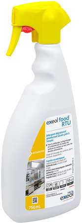 EXEOL FOOD RTU DETERGENT DEGRAISSANT DESINFECTANT 750ml x 12