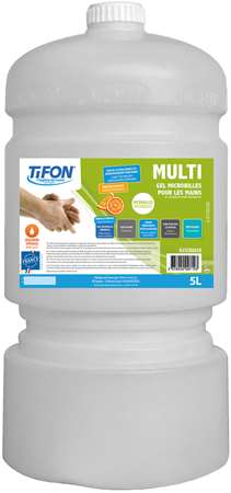 TIFON MULTI GEL NETTOYANT MICROBILLES SANS SOLVANT 5L x 4