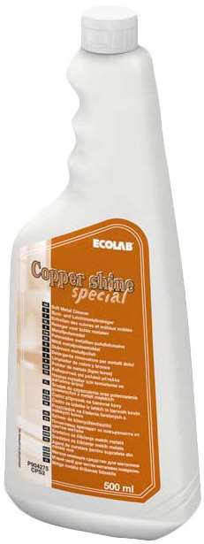ECOLAB COPPER SHINE SPECIAL ENTRETIEN CUIVRE METAUX 500ml x6