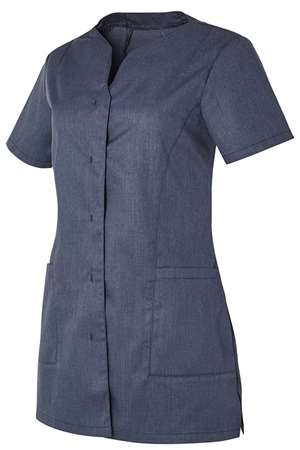 TUNIQUE FEMME MC MELINE BLEU CHAMBRAY CLY/PES T3 (46/48)