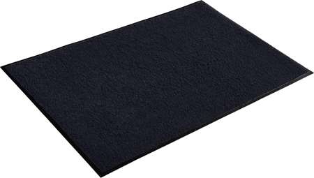 TAPIS CLEANFOR RAVEN BLACK AVEC BORDURES 115 x 180cm