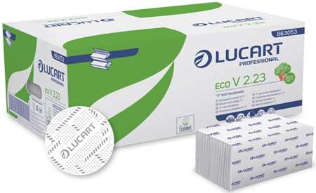 EMP en V RECYCLEES 21x23cm BLANC 2F ECO EU 190cp x 20paq