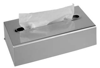 DISTRIBUTEUR DE MOUCHOIRS RECTANGULAIRE ACIER INOX Brinox