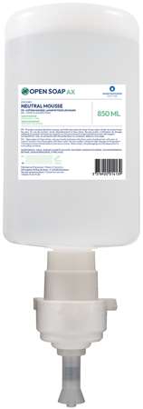 OPEN SOAP NEUTRAL MOUSSE MAINS SANS PARFUMS 850ml x 6
