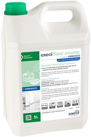 EXEOL FLOOR AROMA DETERGENT DESINFECTANT AMBIANCE 5L