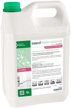 EXEOL FLOOR AROMA DETERGENT DESINFECTANT FLORAL 5L