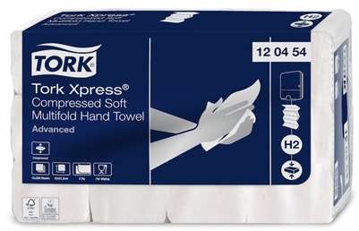 TORK EMP en M 'H2' ADVANCED Xpress DOUX COMP 2F EU 200cp x12