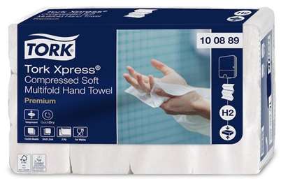 TORK EMP en M 'H2' PREMIUM Xpress DOUX COMP 2F EU 225cp x12