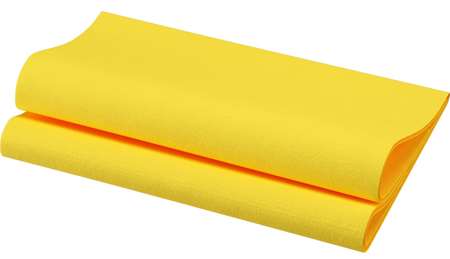 DUNI SERVIETTE BIO DUNISOFT 40x40 JAUNE FSC x 360