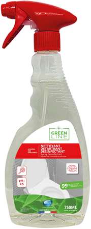 GREEN-LINE NETTOYANT DETARTRANT DESINFECTANT ECOCERT 750ml