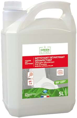 GREEN-LINE NETTOYANT DETARTRANT DESINFECTANT ECOCERT 5L