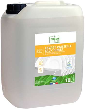 GREEN-LINE LAVAGE VAISSELLE EAUX DURES 10L