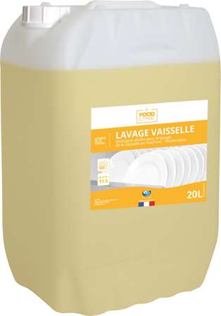 FOOD-LINE LAVAGE VAISSELLE TOUTES EAUX CHLORE 20L
