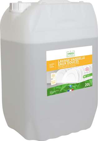 GREEN-LINE LAVAGE VAISSELLE EAUX DOUCES ECOCERT 20L