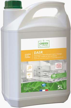 GREEN-LINE DASR DESINFECTANT SURFACES SR ECOCERT 5L