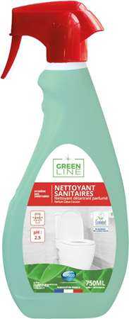 GREEN-LINE NETTOYANT SANITAIRES DETARTANT 750ml