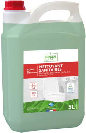 GREEN-LINE NETTOYANT SANITAIRES DETARTANT 5L