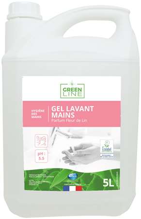 GREEN-LINE GEL LAVANT MAINS FLEUR DE LIN 5L