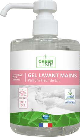 GREEN-LINE GEL LAVANT MAINS FLEUR DE LIN 500ml x 6