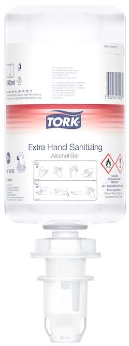 TORK GEL HYDROALCOOLIQUE MAINS EXTRA 1L x 6