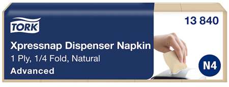 TORK SERVIETTE 'N4' Xpressnap ADVANCED NATUR 1F ECO EU x9000
