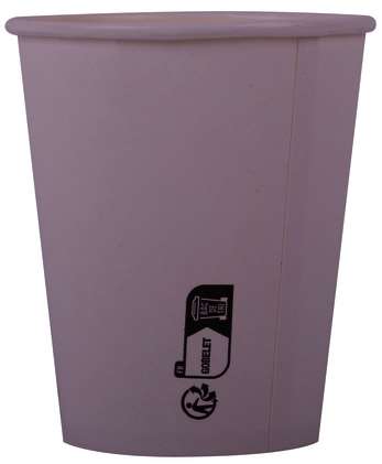 GOBELET CARTON BLANC Emb Individuel PAPIER COMPOST 28cl x336