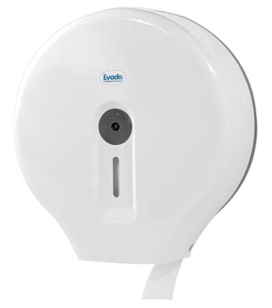 DISTRIBUTEUR PAPIER TOILETTE MAXI JUMBO ABS BLANC Evadis