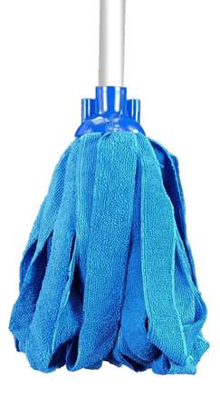 FRANGE MICROFIBRE A BANDES BLEU 160g douille à vis